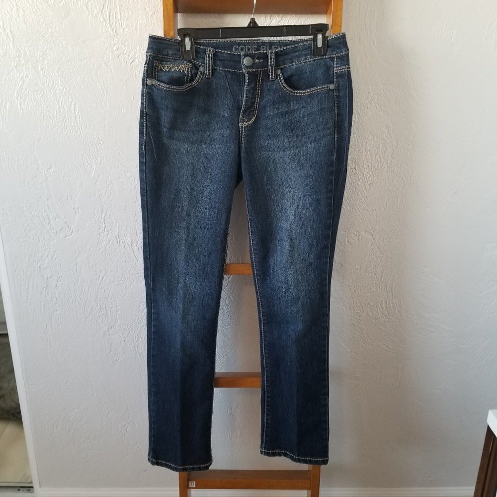 Code Bleu Maya Slim Straight leg jeans Sz6